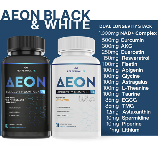 AEON™ Black & White NAD+ Liposomal Longevity Bundle