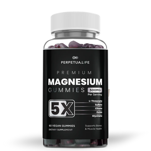 Magnesium Complex Gummies with L-Threonite, Glycinate, Citrate, Sulfate, and Oxide