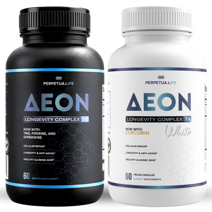 AEON™ Black & White NAD+ Liposomal Longevity Bundle