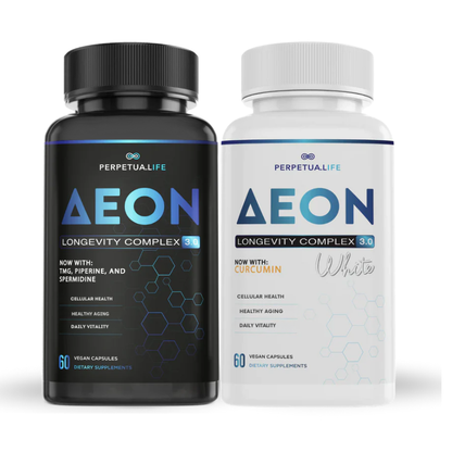 AEON™ Black & White NAD+ Liposomal Longevity Bundle
