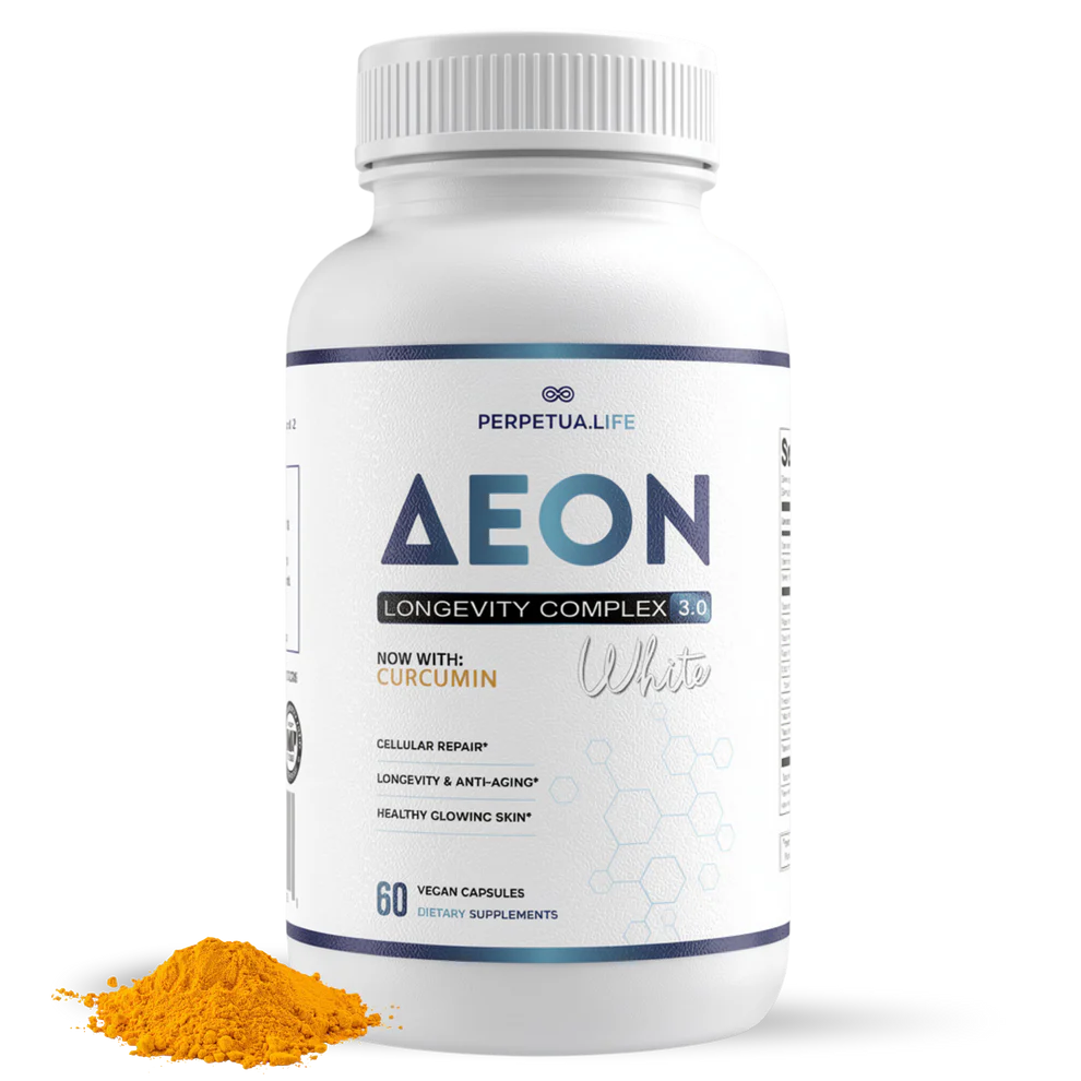 AEON White™ NAD+ Liposomal Longevity Complex with Curcumin & AKG