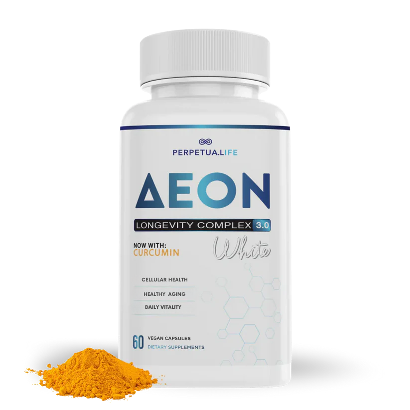AEON White™ NAD+ Liposomal Longevity Complex with Curcumin & AKG