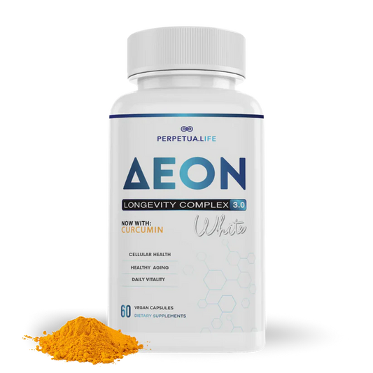 AEON White™ NAD+ Liposomal Longevity Complex with Curcumin & AKG