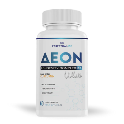 AEON White™ NAD+ Liposomal Longevity Complex with Curcumin & AKG